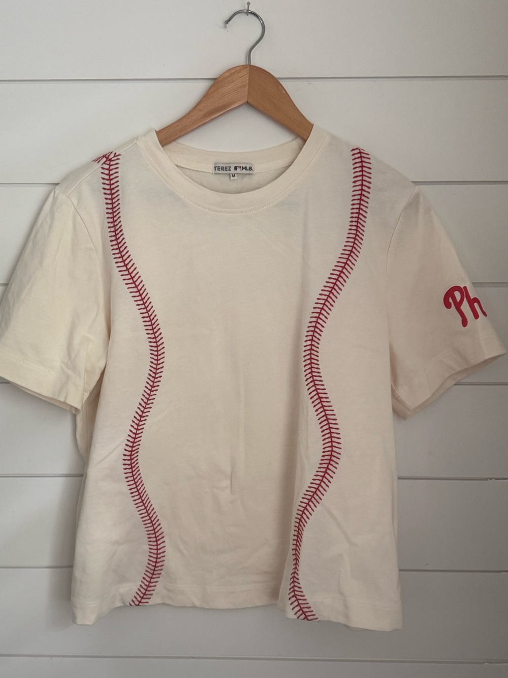 TEREZ MLB Womens Phillies Shirt